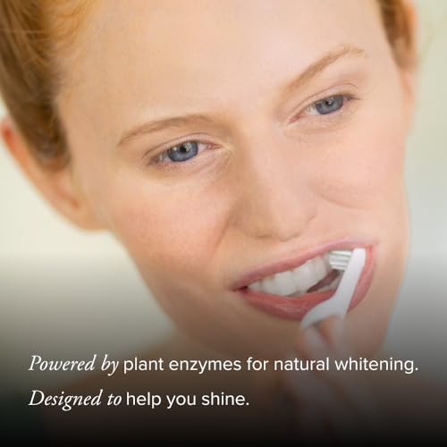 Gentle Whitening Tooth Polish with Natural Enzymes - Safe Stain Removal & Brightening