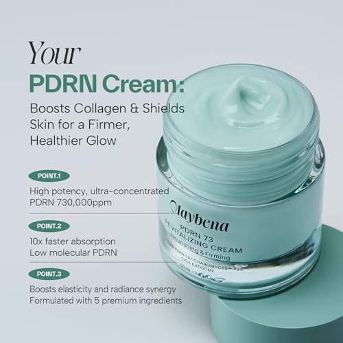Revitalizing Face Moisturizer with 73% Plant PDRN - Korean Skin Care Cream