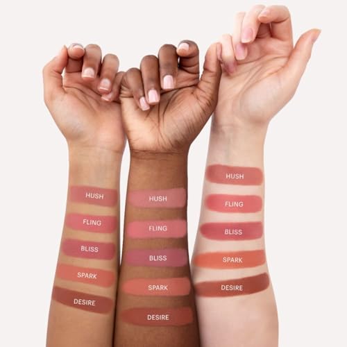 Glo Skin Beauty Cream Blush Stick (Hush) | 3-in-1 Multitasking Long-Wear Cheek, Lips + Lids Stick | Packed with Skincare Benefits