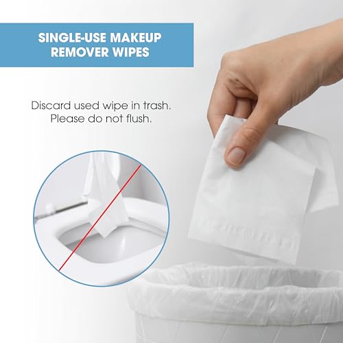 Diamond Wipes Makeup Remover Face Wipes with Vitamin E - 250 Count, Light Blue Packaging