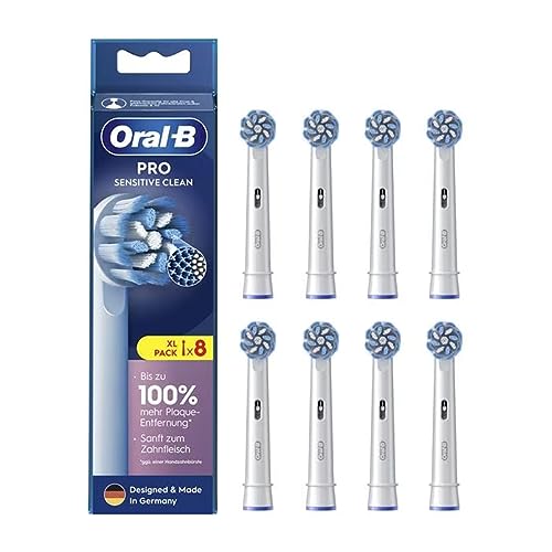 Oral-B Pro Sensitive Clean Replacement Toothbrush Heads - Gentle, X-Shaped Bristles, Compatible with Electric Toothbrushes