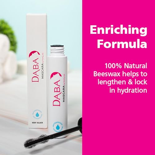 Dabalash Daba Duo Waterproof Mascara & Gentle Vegan Mascara – Very Black — 0.45 oz & 0.3 oz (Combo)