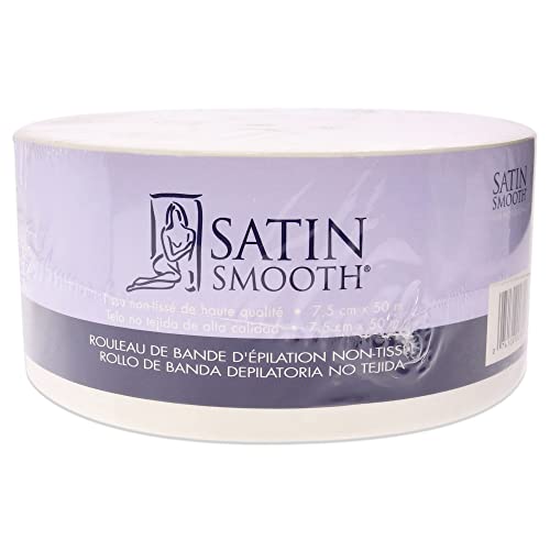 Waxing Cloth Roll for Hair Removal - 3 x 55 Yards, Non-Woven, White - Pack of 1