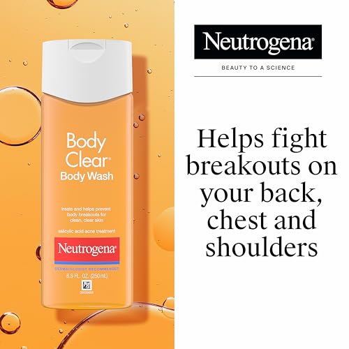 Neutrogena Body Clear Acne Body Wash 3-Pack, 8.5 fl oz each, Lightly Scented