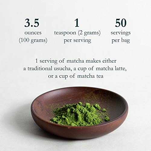 Naoki Matcha Superior Ceremonial Grade Green Tea Powder - 3.5oz Pack of 2 - Uji Kyoto First Harvest