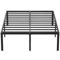 EMODA 20 Inch Tall Full Size Bed Frame with Large Storage Space - Includes Variation Full