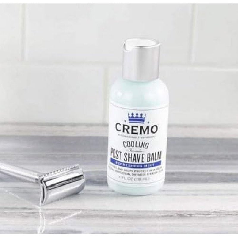 Cremo Cooling Formula Post Shave Balm,Soothes,Cools And Protects Skin From Shaving Irritation,Dryness and Razor Burn,4 Oz,(Pack of 2)