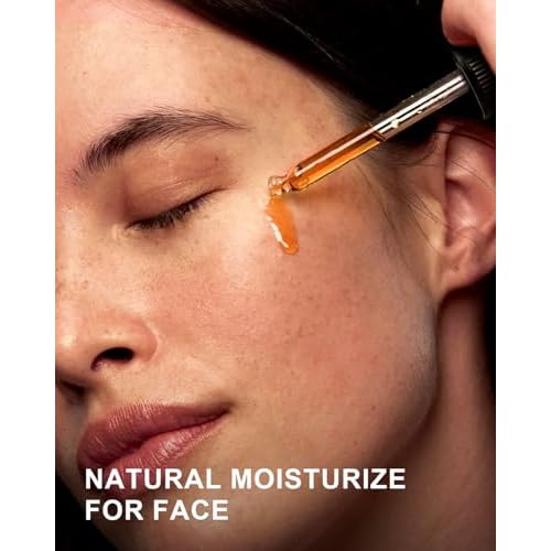 USDA Sea Buckthorn Oil Organic for Face Hair & Nails 2oz - 100% Cold Pressed Natural Facial Oils from SeaBuckthorn Berry for Deep Hydration & Skin Nourishment, aceite de espino amarillo organico