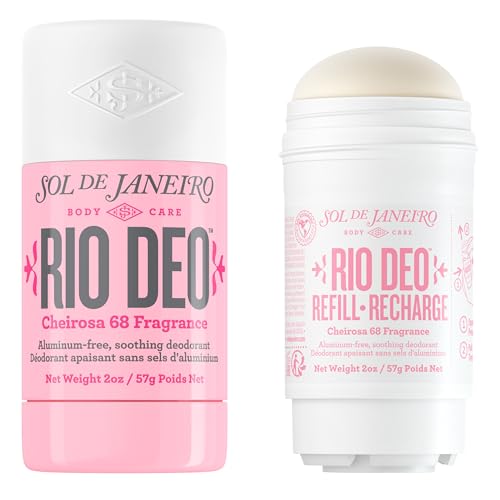 Aluminum-Free Deodorant Refill Cartridge with Cheirosa 68 Scent - Sol de Janeiro