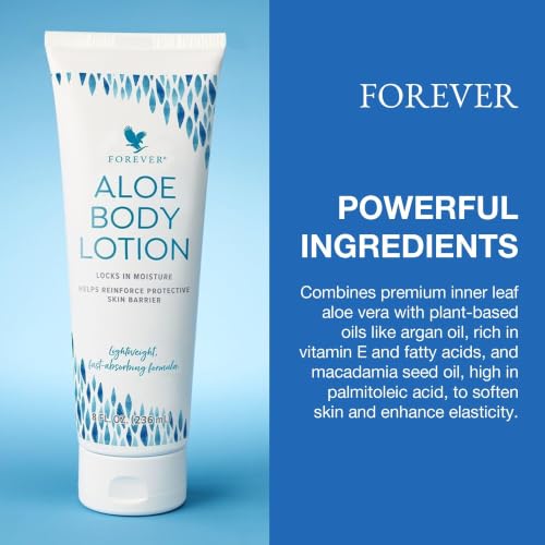 Forever Living Aloe Body Lotion – Daily Moisturizer with Hyaluronate, 8 fl oz