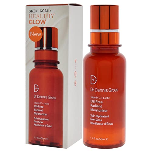 Oil-Free Vitamin C Lactic Acid Moisturizer for Radiant Skin - 1.7 oz