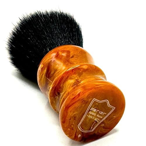 Synthetic Shaving Brush with Vegan Bristles and Elegant Handle