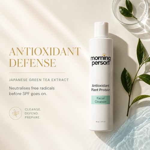 Gentle Facial Cleanser with Kale and Green Tea for Sensitive Skin