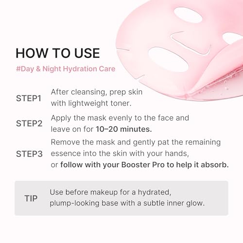 medicube PDRN Pink Peptide Ampoule Mask 10 Count (Pack of 2) – 2 x 10ea