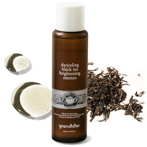 Hydrating Face Essence Radiance Boosting Smoothing Formula with Darjeeling Tea Extract, Niacinamide, Adenosine for Dry Dull Skin, 146ml / 4.94 fl.oz