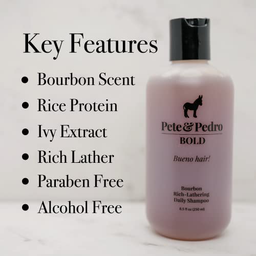 Pete & Pedro Bold & Cowboy Shampoo & Conditioner Set 8.5 oz Each - Manly Scented Hair Care Kit (Variation c)