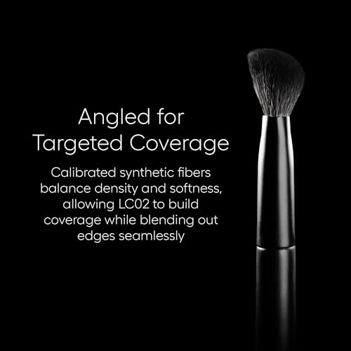 rephr LC 02 Complexion Brush, Synthetic Bristles, Liquid/Cream Contour & Bronzer Application
