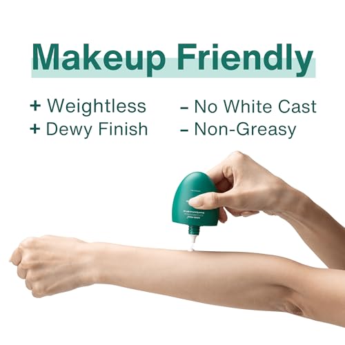 Korean SPF 40 Sunscreen Primer with No White Cast - Lightweight, Matte Finish, Pore-Friendly, 1.76 fl oz