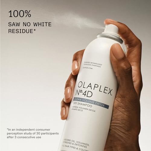Olaplex No. 4D Clean Weightless Volume Dry Shampoo, Detoxifies Scalp, Neutralizes Odor, Leaves Hair Feeling Clean, For All Hair Types