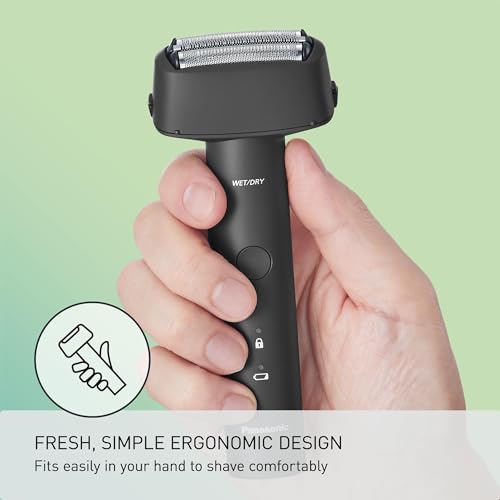 Panasonic Men's Electric Razor Wet Dry Shaver with 3-Blade System - Black