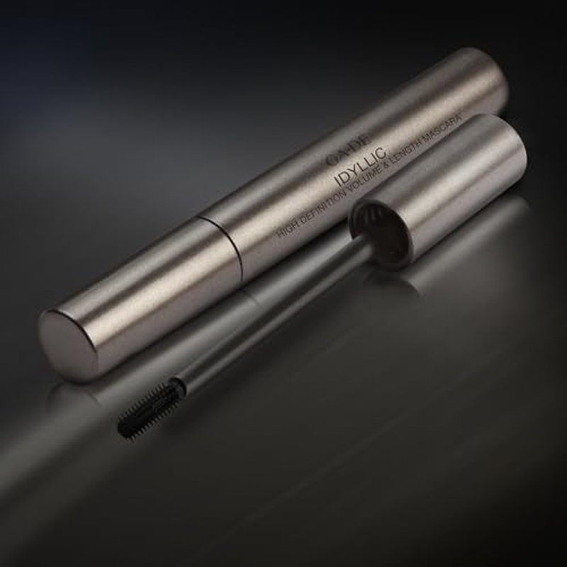 GA-DE Idyllic High Definition Volume and Length Mascara - Infused with Marine Algae, Grape Seed Extract, and Hydra-Mineral Complex - Black - 0.3 oz