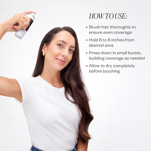 Root Touch-Up Spray for Gray Coverage, Waterproof Auburn Hair Color, 2 oz