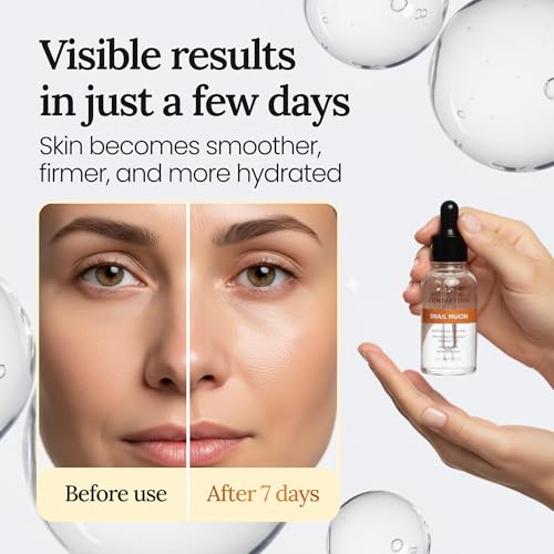 Context Skin Snail Mucin Serum for Face - Lightweight Hydrating Facial Serum with Snail Extract - Fast-Absorbing Formula for Smooth-Feeling Skin and Natural Glow -1 Fl Oz