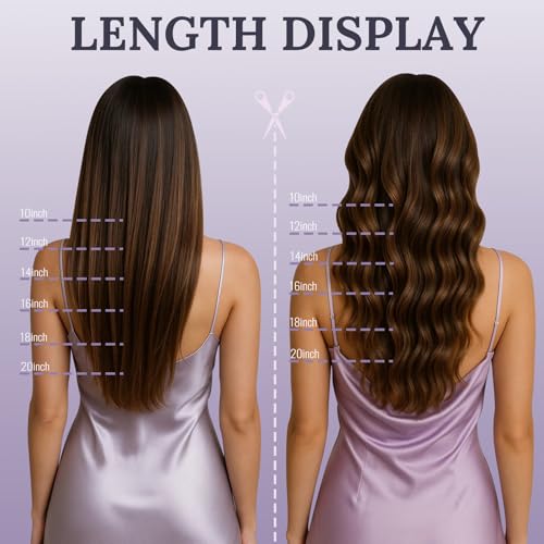 Full Shine Invisible Wire Hair Extensions 10 Inch Ginger Remy Human Hair