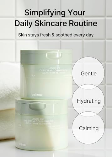 Cleansing Pad - Gentle One Step Mild Makeup Remover & Skin Refiner, 60 Pads