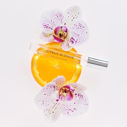 Lake & Skye Citrus Blonde Eau de Parfum Travel Spray 0.5 Fl Oz - Bergamot, Cedarwood, Floral, Fruity, Vegan, Paraben-Free, Cruelty-Free