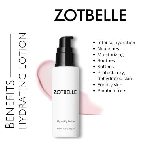 ZOTBELLE HYDRATING LOTION A Daily Moisturizing Lotion that Offers Intense Hydration for Dry, Dehydrated Skin.