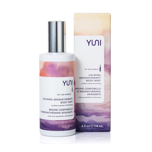 Natural Aromatic Body Mist - Calming Stress Relief & Focus - 4oz My OM World - All Natural, Paraben-Free, Cruelty-Free