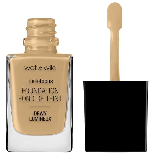 wet n wild Photo Focus Dewy Liquid Foundation Makeup Soft Beige & Dewy Foundation Cream Beige