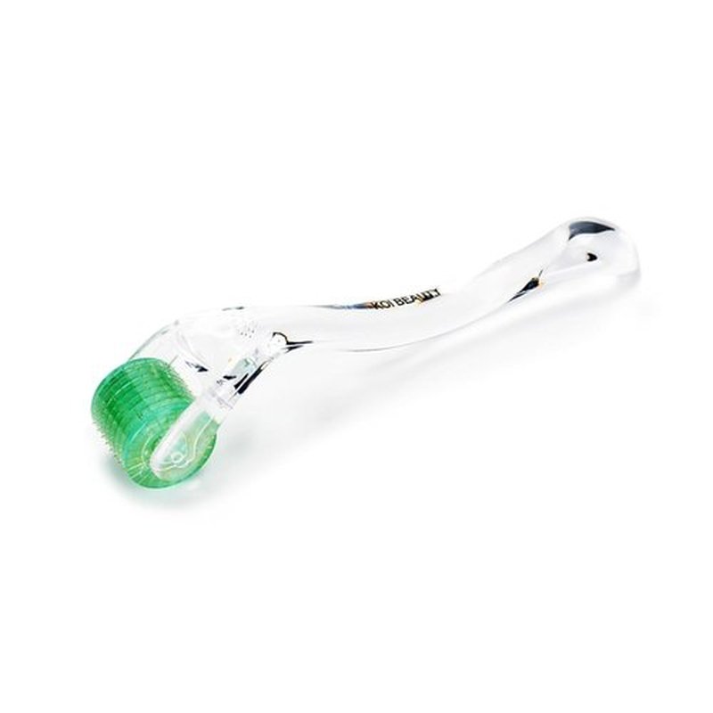 Koi Beauty Professional Derma Roller, 200 Real Individual Titanium Microneedle Roller, Microneedling Roller, Micro Needle Roller for Men Women