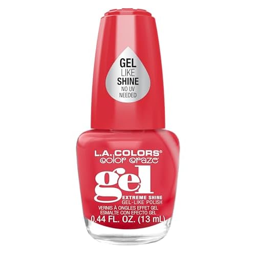 L.A. COLORS Gel Nail Polish, Wildflowers (Boho) CNL543