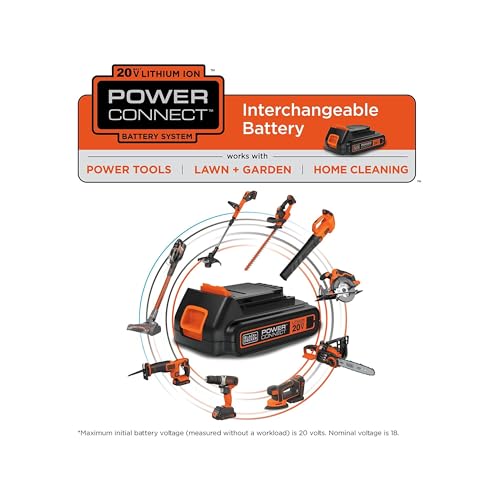 20V MAX 4Ah Lithium-Ion Battery for Cordless Power Tools - Black+Decker