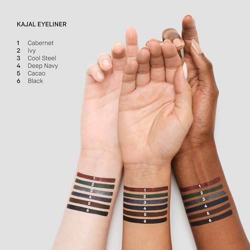 Waterproof 24-Hour Kajal Eyeliner Pencil - Cacao - High-Intensity, Smudge-Proof