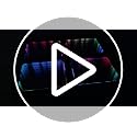 Infinity Mirror LED Side Table - RGB Color Changing Futuristic Coffee Nightstand