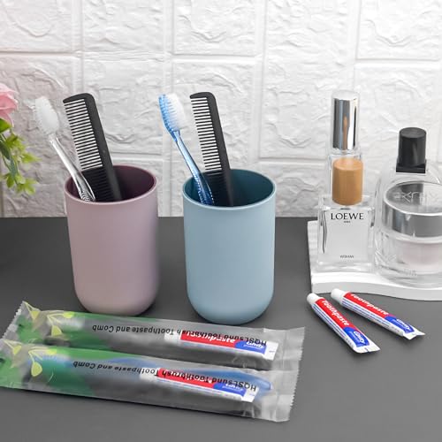 100 Pack Disposable Toothbrushes with Toothpaste and Comb for Travel and Homeless Aid - Variation of THIS listing