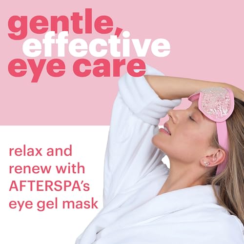 Eye Gel Mask by Afterspa, Preppy Skincare, Spa Self Care Gifts for Women, Facial Skin Care Products, Vegan and Cruelty Free, Pack of 6
