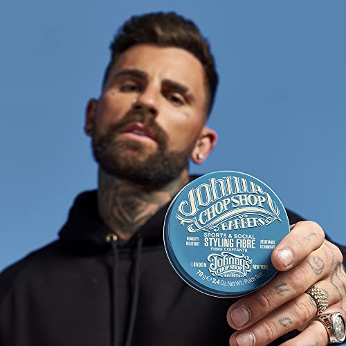 Strong Hold Hair Gel Paste with Beeswax - Humidity Resistant, Endurance Styling Fiber 2.4 oz