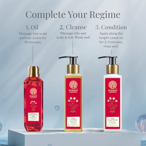 Natural Hair Conditioner with Bhringraj & Shikakai for All Hair Types - 200ml