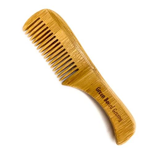 Naturally Normal Bamboo Mustache Comb (4-Pack) ? Sustainable Wood Combs that Plant Trees by Green Beard Grmng
