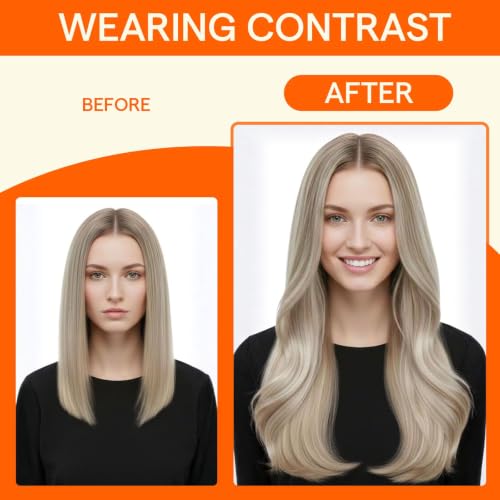 Full Shine I Tip Hair Extensions 16 Inch Platinum Blonde 40g C# 60