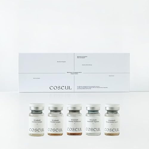 S1 Recovery Ampoule Serum (5-Step Routine Set) ? Centella, Madecassoside, Licorice Root & Witch Hazel for Soothing, Hydration & Barrier Support (5 ¡¿ 6ml / 30ml Total)