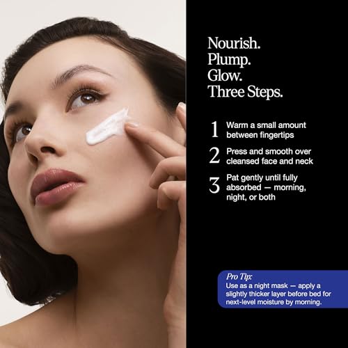 Nourishing Face Moisturizer with Royal Jelly & Honey - Dewy Skin Cream 40g