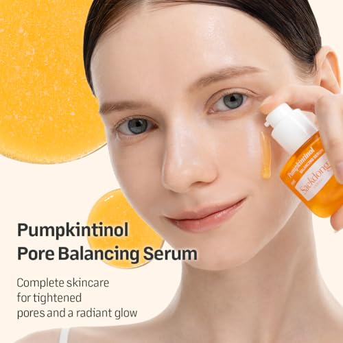 SAEKDONG Pumkintinol Pore Balancing Serum with Retinol & Hydrating Ceramide - 1 fl oz