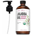 Kate Blanc Cosmetics Organic Jojoba Oil 16oz - Versatile Skin & Hair Moisturizer with Pump