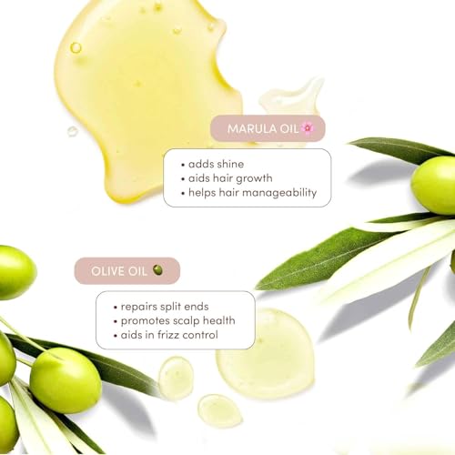MIZANI True Textures Moisture Replenish Shampoo For Curly Hair - Smooths & Hydrates With Coconut Oil, Sulfate & Paraben-Free