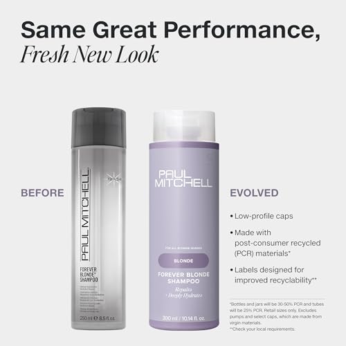 Paul Mitchell Forever Blonde Shampoo 10.14 Fl Oz – Repairs & Hydrates Lightened Hair